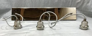 Pottery Barn Classic 3 Light Multi-hood Rectangle Cord Kit Pendant Chandelier - Picture 1 of 3