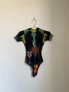 SKIMS Women's Obsidian Summer Mesh Bodysuit Size SMALL - Picture 1 of 5