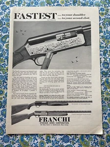 Vintage 1965 Stoeger Arms Franchi Dynamic 12 Print Ad - Picture 1 of 7