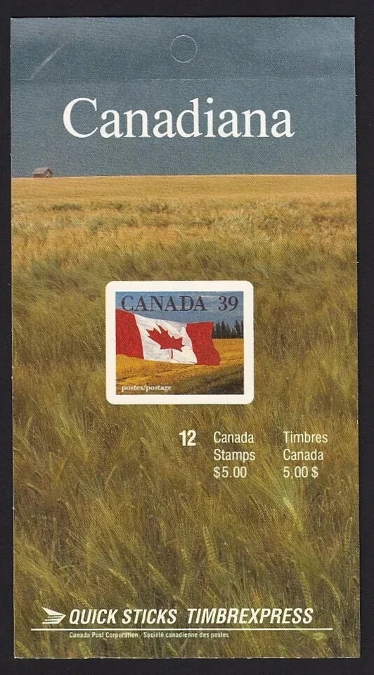 Canada - Complete Booklet - BK114c - Building at Left - No Tag Right Edge - Image 1 of 1