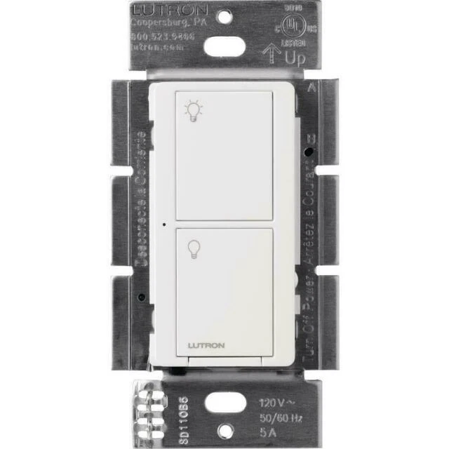 Lutron Caséta Wireless 120V Outdoor Smart Dimmer - White (PD-5ANS-WH-R)