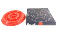 Portacenere da Tavolo Kartell 4636 Designer Isao Hosoe Colore Rosso 20 cm