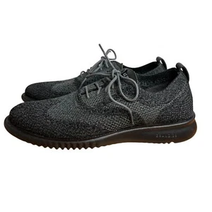 Cole Haan Zerogrand Wingtip Oxford Sneaker Mens Size 9.5 Charcoal Gray NEW - Picture 1 of 9