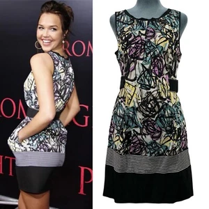 New BCBGMAXAZRIA Womens 6 Dress with Belt Pockets As Seen on Arielle Kebbel - Picture 1 of 9