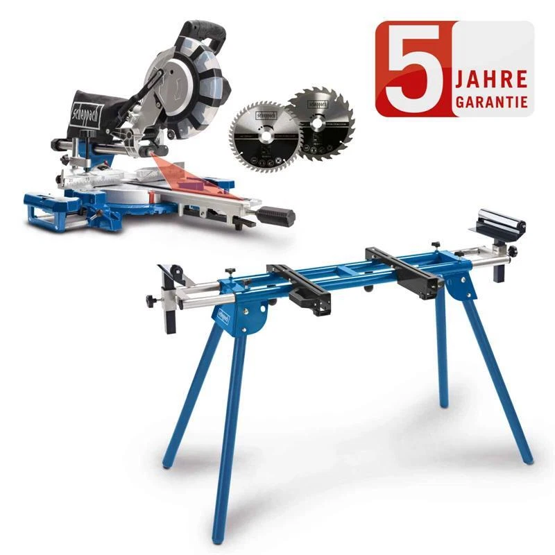 Scheppach Kapp und Gehrungssäge HM216SPX Zugsäge 2.Sägeblatt Set mit UMF2000 - Bild 1 von 4