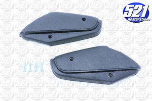 Black Bucket Seat Hinge Cover Fit 68 69 Coronet RoadRunner Dart GTX Duster Mopar - Picture 1 of 1