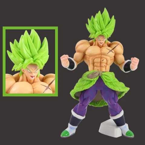 Anime Dragon Ball Z Super Saiyan Broly PVC Action Figure Figurine Toy with Box Cover