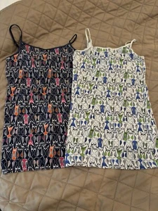 Preloved Aeropostale Fitted Camis Floral OWL Print Size S W/ Shelf Bra - Picture 1 of 3