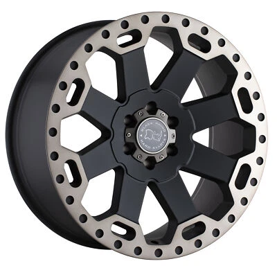 18 Inch Black Rims Wheels LIFTED Chevy Silverado 1500 GMC Sierra 6 Lug 18x9 -12 - Image 1 of 4