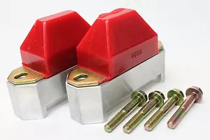82-02 Camaro/Firebird Polyurethane Rear End Bump Stops Kit 17" Wheels Red - Bild 1 von 2
