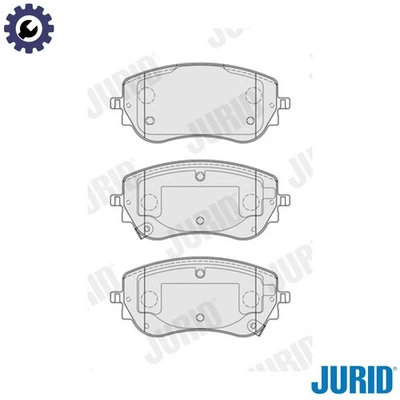 BRAKE PAD SET DISC BRAKE 574107J FOR FIAT ABARTH 552 82 151 1.0L 3cyl TIPO 1.2L - image 1 of 4