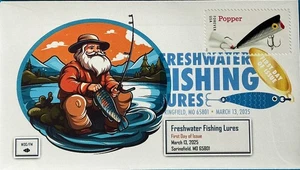 Señuelos de pesca de agua dulce con matasellos de color AFDCS 5962 Popper - Imagen 1 de 1