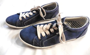 Taos Schuhe Damen 9,5 Star Denim Canvas Low Top Sneaker Schnürschuhe STA-12844 blau - Bild 1 von 5
