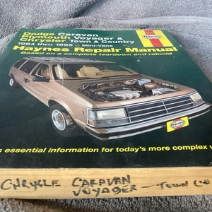 Haynes Dodge Caravan repair manual 1984-95 Plymouth Voyager Chrysler T & C - Bild 1 von 6
