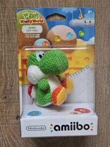NUOVO FILATO VERDE YOSHI AMIIBO NINTENDO WOOLY WORLD WII U 3DS 2015 SUPER MARIO! s43 - Foto 1 di 4