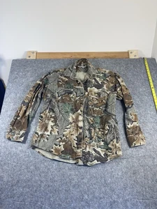 Vintage Red Head Mossy Oak Button-Up Shirt Camo Men's XL Hunting Cotton USA - Picture 1 of 7