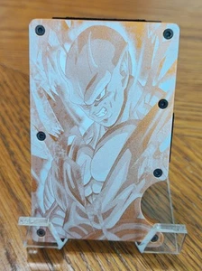 Dragon Ball Super Orange Piccolo Gravur Metall RFID Geldbörse mit Geldklammer - Bild 1 von 1