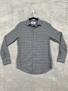 Penguin Heritage Slim Fit Herren Grau Tasche Flanell Knopfleiste Hemd S 100% Baumwolle - Bild 1 von 8