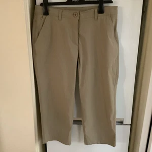 Brasher BRS Stretch Crop Trousers Stone Brown UK 12 Womens W33 L21 πππ - Picture 1 of 5