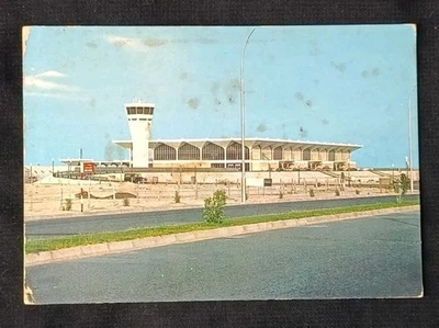 UAE Early Vintage Dubai International Airport Picture Postcard United Arab Emira - Image 1 of 2