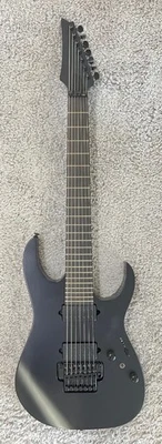Ibanez RG Iron Label 7-String Electric Guitar Flat Black RGRB720BKF - B-Stock - Image 1 of 4