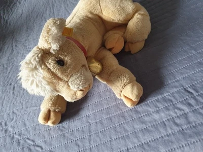 original " STEIFF "Knopf im Ohr - KUH mit Glocke - aus den 80zig. Jahren RARITÄT - Bild 1 von 4