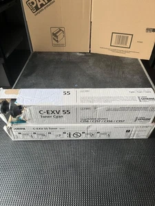 lot de 2 cartouches de toner cyan Canon C-EXV55 d'origine pour Canon - Photo 1/1