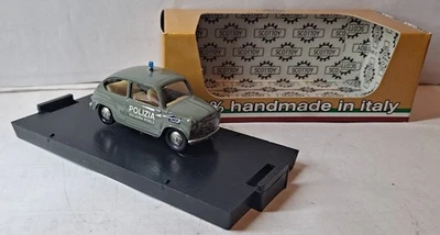 2425. MERCURY SCOTTOY – FIAT 600 Polizia Squadra Mobile 1960 (verde/green) MB - Immagine 1 di 4
