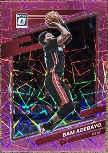 2021-22 Panini Donruss Optic Bam Adebayo Pink Velocity #71/79 Miami Heat #148 - Picture 1 of 2