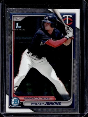 2024 Bowman Walker Jenkins Chrome 1st #BCP-43 Twins - Image 1 of 2