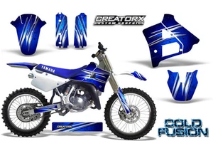 YAMAHA YZ125 YZ 125 2 STROKE 1991-1992 GRAPHICS KIT CREATORX DECALS CFBL - Picture 1 of 1