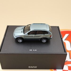 herpa 1/87 Dealer BMW X5 4.4i E53 Silver Diecast 80419411691