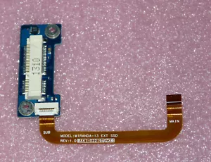 SSD mSATA Board Platine Adapter Connector Flachbandkabel SAMSUNG 740U NP740U3E - Bild 1 von 3