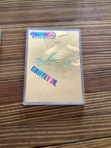 gold 23k foil 1998 Griffey jr bleachers 9001/9861 - Bild 1 von 2