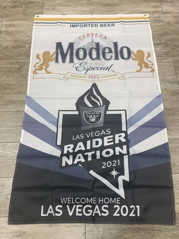 Las Vegas Oakland Raiders Modelo Flag - 3x5 ft Allegiant Stadium 2021 LV LA Cover