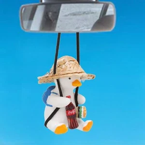 Swing Duck Car Pendant Hanging Cute Swing Duck Car Decoration for Car Rearview - Picture 1 of 12