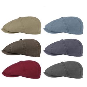 Stetson Organic Cotton Hatteras Bakerboy Cap In A Choice of Colours