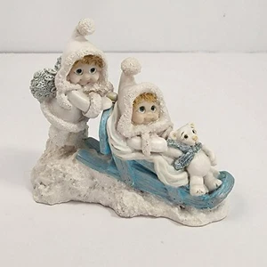 dreamsicles northern lights sledding 60007 1998 figurine - Picture 1 of 8
