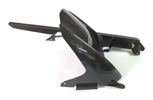 2020+ BMW S1000RR 100% Full Carbon Fiber Rear Hugger w Chain Guard Panels, Twill - Picture 1 of 6