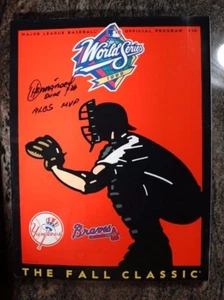 Programma World Series 1999 Orlando Hernandez Autografato Total Sport Concepts Certificato di autenticità - Foto 1 di 5