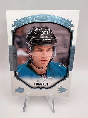 Joonas Donskoi 2015-16 Upper Deck Series 2 Portraits #P-88 Blue Foil /25 RC SSP - Image 1 of 3