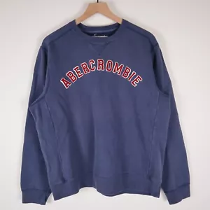 Abercrombie & Fitch Sweatshirt Y2K bestickt Spruch Erwachsene Medium 24 x 26,5 - Bild 1 von 10