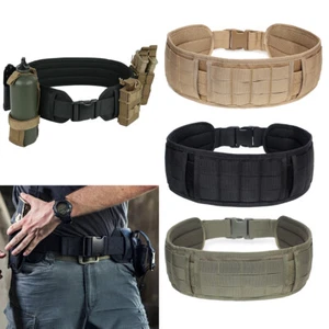 Cintura uomo tattica militare nylon multiuso Molle imbottita pattuglia - Foto 1 di 14