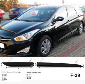 Seitenschutzleisten schwarz für Hyundai i40 CW Kombi i40CW ab Baujahr 07.2011- - Bild 1 von 3