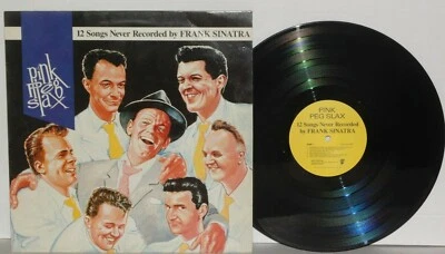 PINK PEG SLAX 12 Songs Never Recorded By Frank Sinatra LP VG+ UK 1987 Ediesta  - Image 1 of 3