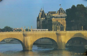 Póster Christo•Le Pont Neuf envuelto París 1975-85•Póster 24x37 - Imagen 1 de 1