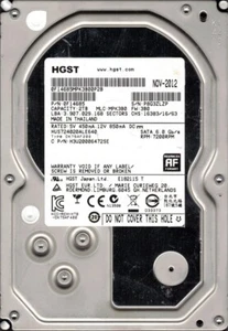 HUS724020ALE640 P/N: 0F14685 MLC: MPK3B0 HGST 3.5" 2TB HDD - Picture 1 of 2