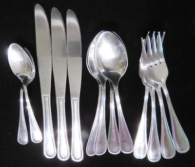 ALIZZA Gibson Stainless Steel Silverware Flatware 13 Pieces UU - Image 1 of 4