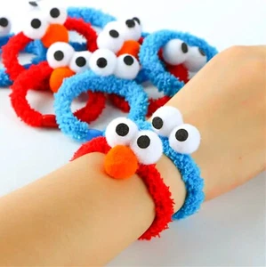 Plush Sesame Street Elmo - Cookie Monster Hair Bands, You Choose Character - Picture 1 of 7