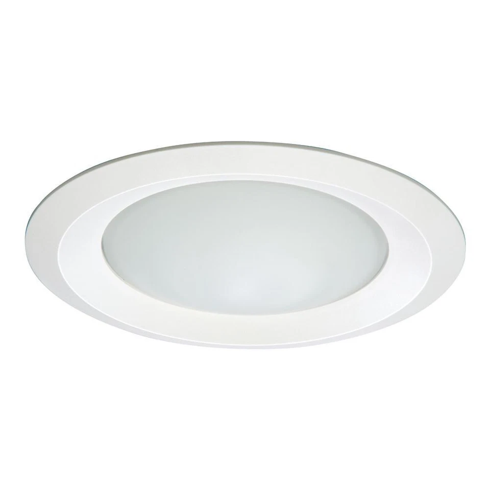 Lámpara de techo empotrada Halo E26 6 pulgadas blanca con lente esmerilada 6150WH Foto 1 de 1
